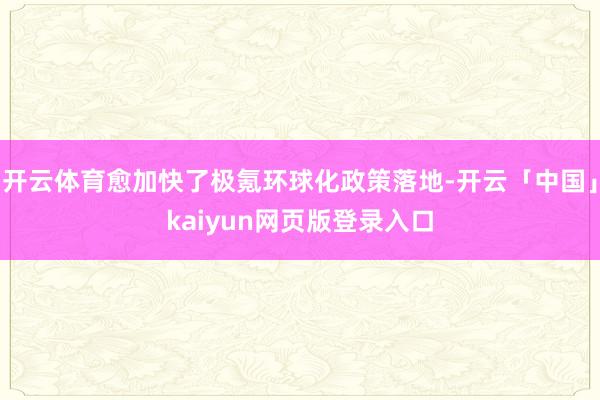 开云体育愈加快了极氪环球化政策落地-开云「中国」kaiyun网页版登录入口